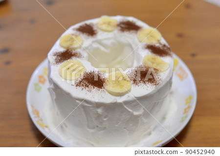 Homemade banana shortcake Homemade banana shortcake 90452940