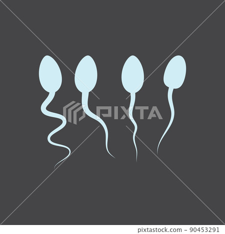Sperm logo illustration 90453291