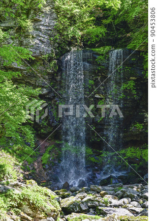 Hirugano 高原 Meoto 瀑布 Hirugano 高原 Meoto 瀑布 90453806