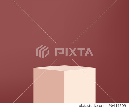 Modern abstract composition podium for product presentation Vector 90454209