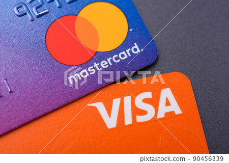 Visa and MasterCard credit cards 90456339