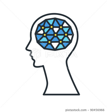Illustrations inspired by artificial intelligence and AI. Illustrations inspired by artificial intelligence and AI. 90456966