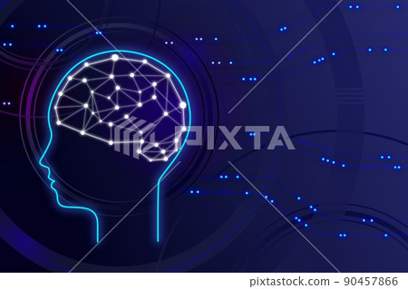 AI人工智能插畫素材 AI人工智能插畫素材 90457866