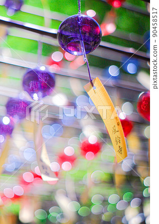 Colorful wind chimes Colorful wind chimes 90458517