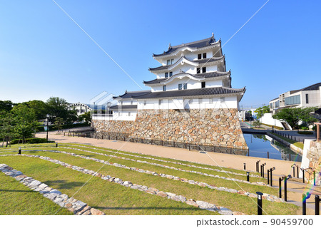 尼崎城平成城跡尼崎城跡公園兵庫縣尼崎市北城內27-照片素材（圖片