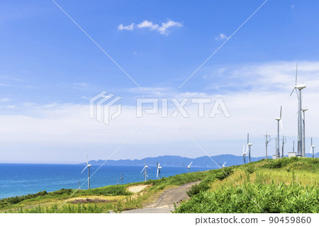 Clean energy solar power generation and wind power generation Clean energy solar power generation and wind power generation 90459860