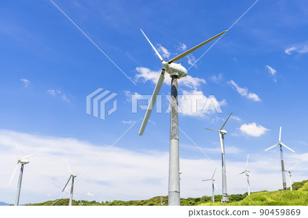 SDGs7 clean energy solar power generation and wind power generation SDGs7 clean energy solar power generation and wind power generation 90459869