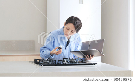 驗房設備工作服女燃氣灶 90459876