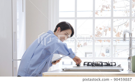 驗房設備工作服女燃氣灶 90459887