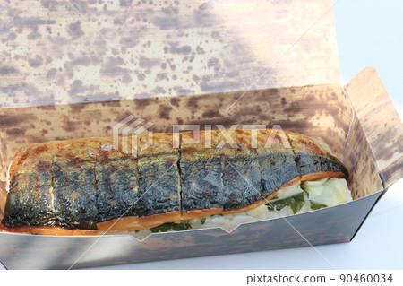 Grilled mackerel sushi soraben 90460034