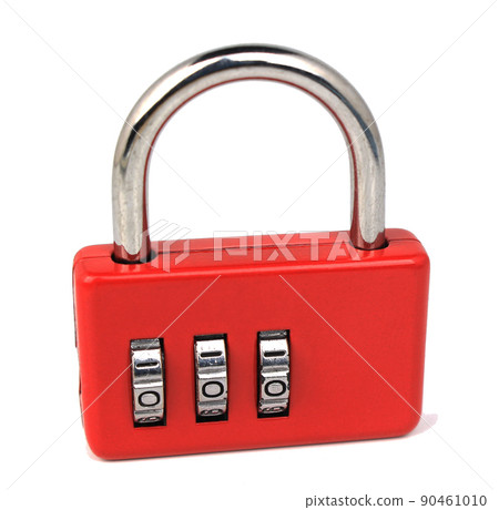 Padlock key lock isolated on white background Padlock key lock isolated on white background 90461010