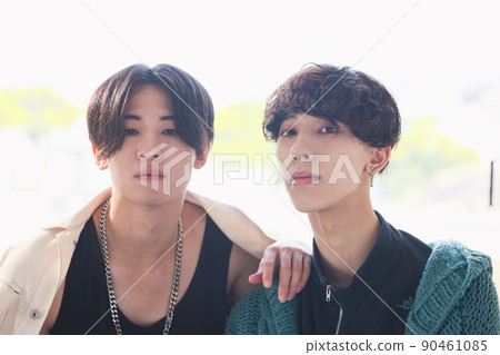 Young men beauty genderless Young men beauty genderless 90461085