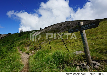 夏季Utsukushigahara高原北阿爾卑斯觀測課程的轉折點 90461092