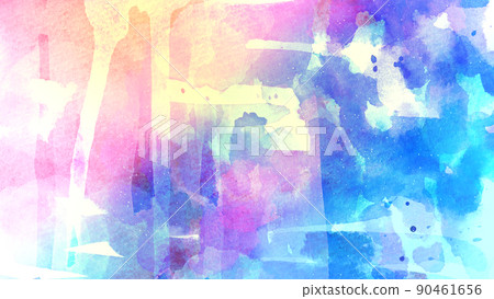 淺色水彩顏料淺色水彩紋理抽象背景裝飾 90461656