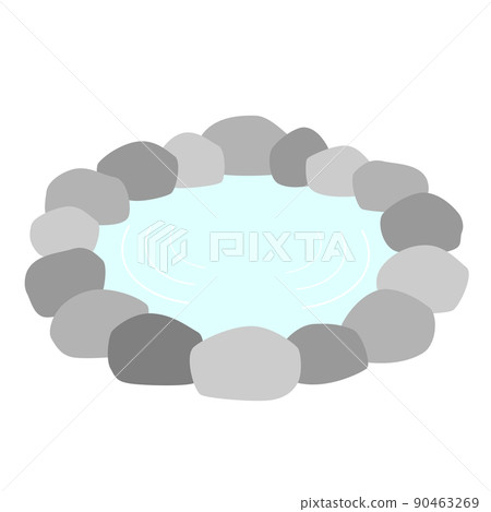 Open-air bath. Iwaburo. 90463269