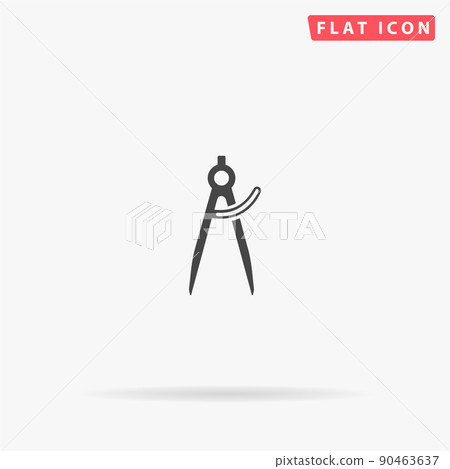Divider flat vector icon Divider flat vector icon 90463637