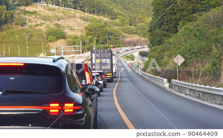 Traffic image photo <33> (congested convoy) 90464409