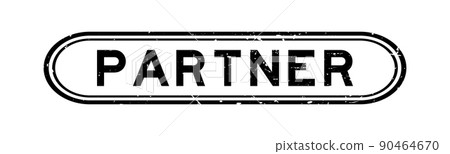 Grunge black partner word rubber seal stamp on white background Grunge black partner word rubber seal stamp on white background 90464670