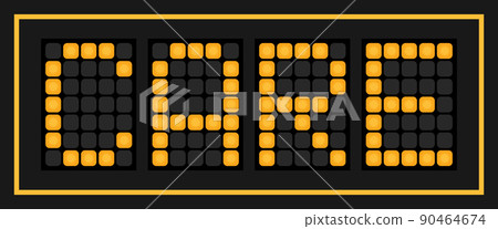 Orange color led banner in word care on black background Orange color led banner in word care on black background 90464674