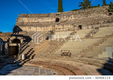 Roman Amphitheatre in Merida, Augusta Emerita in Extremadura, Spain 90466119