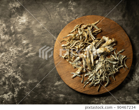 Various types of dried sardines Japanese food image Various types of dried sardines Japanese food image 90467234