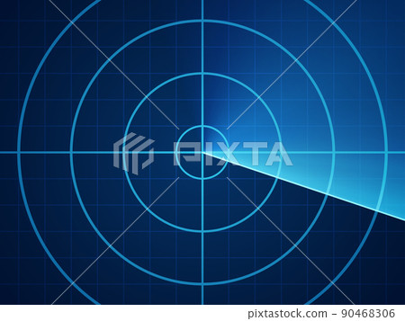 Illustration of radar screen to search 90468306