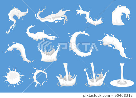 Milk Splashes Set Milk Splashes Set 90468312