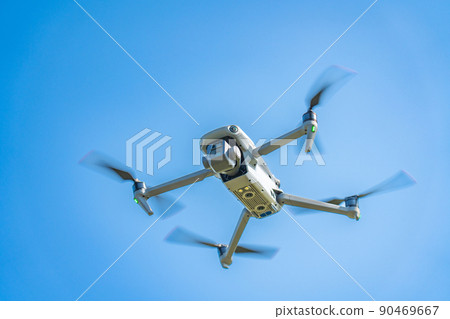 Drone and blue sky Drone and blue sky 90469667