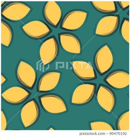 Beautiful paper art seamless pattern with flowers. Vintage pink print. Summer vector illustration Beautiful paper art seamless pattern with flowers. Vintage pink print. Summer vector illustration 90470192