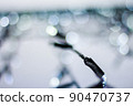 Christmas lights blurred background with bokeh 90470737