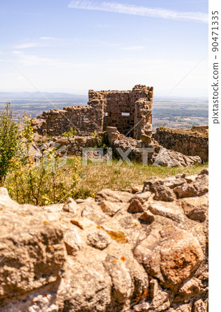 Hohlandsbourg, castle, Wintzenheim, Medieval, Fortified castle, 1279, Fortress, France 90471335