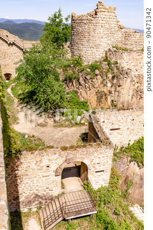 Hohlandsbourg, castle, Wintzenheim, Medieval, Fortified castle, 1279, Fortress, France 90471342