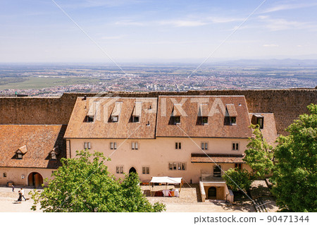 Hohlandsbourg, castle, Wintzenheim, Medieval, Fortified castle, 1279, Fortress, France 90471344