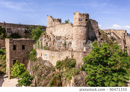 Hohlandsbourg, castle, Wintzenheim, Medieval, Fortified castle, 1279, Fortress, France 90471350