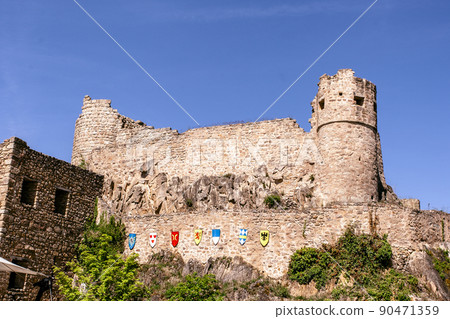 Hohlandsbourg, castle, Wintzenheim, Medieval, Fortified castle, 1279, Fortress, France Hohlandsbourg, castle, Wintzenheim, Medieval, Fortified castle, 1279, Fortress, France 90471359