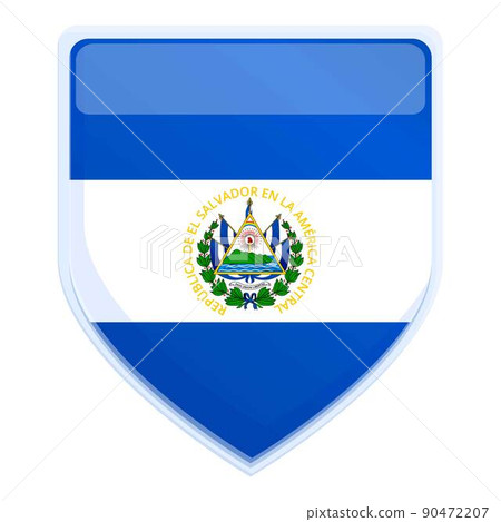 El Salvador emblem icon cartoon vector. City day. National day 90472207