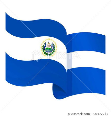 El Salvador border icon cartoon vector. Inpendence day. Republic map 90472217