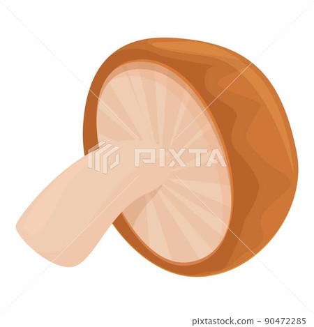 Shimeji mushroom icon cartoon vector. Shiitake food. Morel oyster 90472285