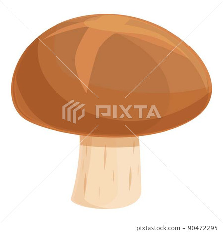 Oyster mushroom icon cartoon vector. Shiitake food. Forest autumn Oyster mushroom icon cartoon vector. Shiitake food. Forest autumn 90472295