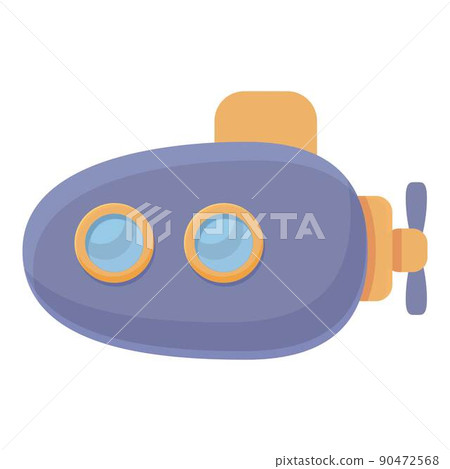 Submarine toy icon cartoon vector. Child toy. Shop store Submarine toy icon cartoon vector. Child toy. Shop store 90472568