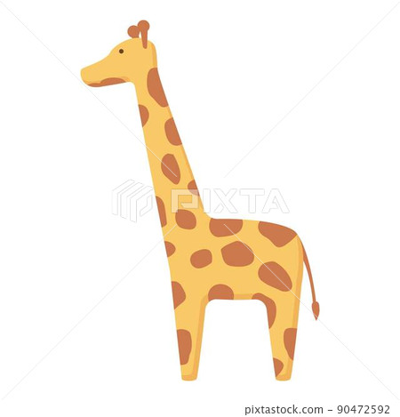 Giraffe toy icon cartoon vector. Store shelf. Toy element Giraffe toy icon cartoon vector. Store shelf. Toy element 90472592