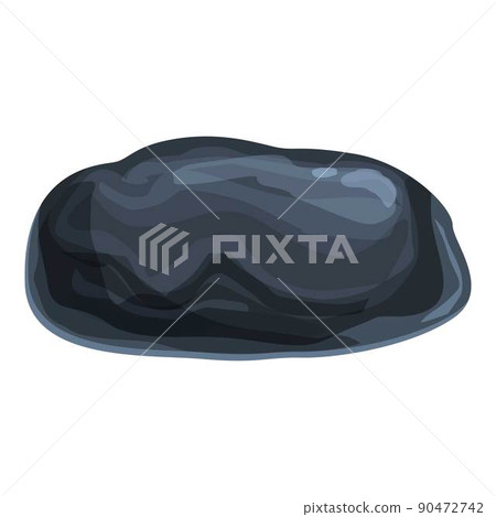 Fresh dry plum icon cartoon vector. Food prune. Snack label 90472742