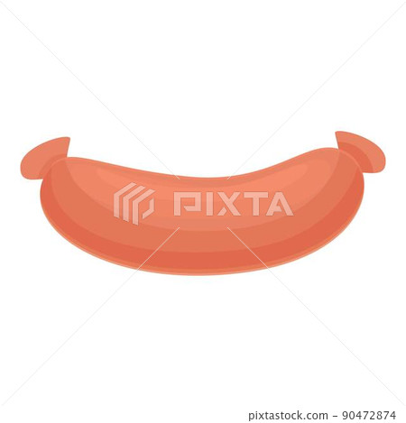 Shop sausage icon cartoon vector. Pork meat. Steak lamb Shop sausage icon cartoon vector. Pork meat. Steak lamb 90472874