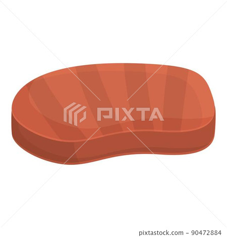 Bbq icon cartoon vector. Pork beef. Food lamb Bbq icon cartoon vector. Pork beef. Food lamb 90472884