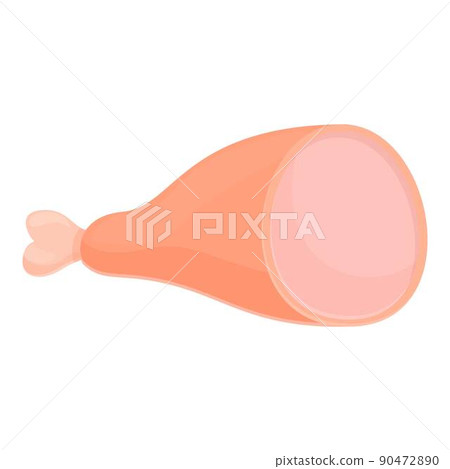 Pork meat icon cartoon vector. Beef food. Lamb raw Pork meat icon cartoon vector. Beef food. Lamb raw 90472890
