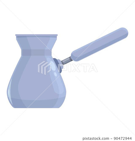 Arabian coffee pot icon cartoon vector. Cezve cup. Arabic bean Arabian coffee pot icon cartoon vector. Cezve cup. Arabic bean 90472944