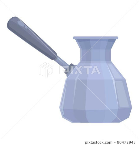 Armenian coffee pot icon cartoon vector. Cezve cup. Cafe bean Armenian coffee pot icon cartoon vector. Cezve cup. Cafe bean 90472945