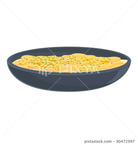 Pasta food icon cartoon vector. Austrian cuisine. Restaurant plate Pasta food icon cartoon vector. Austrian cuisine. Restaurant plate 90472997