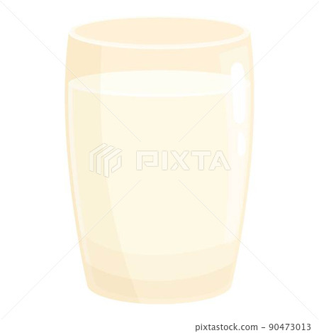 Milk glass icon cartoon vector. Austria restaurant. National menu Milk glass icon cartoon vector. Austria restaurant. National menu 90473013
