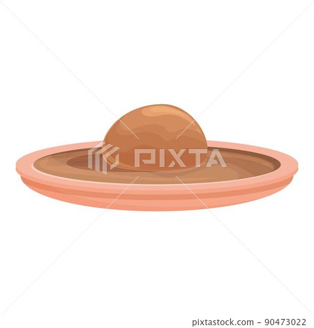 Meat ball icon cartoon vector. National cuisine. Austria potato Meat ball icon cartoon vector. National cuisine. Austria potato 90473022